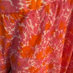 Lulu's Vibrant Pink Floral Midi Dress Size XL Photo 1