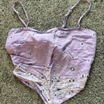 Aeropostale Pink tank top with back tie detail Photo 0