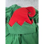 Women's Elf Costume Dress W/ Hat 3X Green Red Gold Trim Christmas Outfit NWT Photo 5