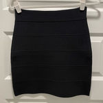 BCBGMAXAZRIA New  Black Simone Bandage Skirt Photo 0