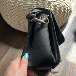 Versace Black Leather Stardust Shoulder Bag Photo 3