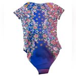Johnny Was  Floral Scuba Surf One Piece Swimsuit, Size S, Sample New with Tag Photo 3