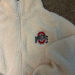 Fuzzy Ohio State Zip up Red Photo 1