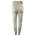 Stradivarius Women's Beige High Rise Slim Fit Skinny Denim Mom Jeans Pants Sz 2 Photo 1