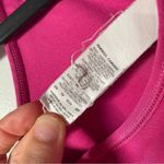 Nike Pro Dri Fit Workout Sports Bra sz XS Hot Neon Pink Running Yoga Racerback Photo 6