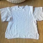 Sabo Skirt  White Textured Knit Top Photo 0