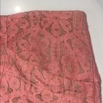 Anthropologie Corey Lynn Calter Pink Straight Leg Cropped Lace Pants 8 Photo 8