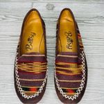Bettsy brown woven flat moccasin style shoes size 38 / 8.5 fall flats shoes Photo 1