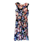 Donna Ricco NEW YORK FLORAL V-NECK SLEEVELESS DRESS WOMEN SIZE 8 Photo 1