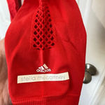 ADIDAS x Stella McCartney Essentials Seamless Mesh Tight Bright Red Size Small Photo 7