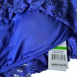 Kenneth Cole  REACTION blue 
Suns Buns Out Crochet Flounce Bikini size large Photo 4