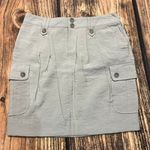Vera Wang NWT Simply  Women's‎ Gray Cargo Mini Skirt Size 2 Casual Pockets Photo 1