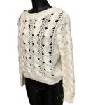 Willow & Clay  Ivory Chunky Cable Knit Sweater Photo 2