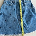 Madewell Rigid Denim A-Line Mini Skirt Star Print 23 Photo 7