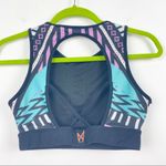 MINKPINK MOVE REVOLVE Abstract Multicolor Graphic Low Support Sports Bra X-Small Photo 1