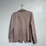 Anthropologie Monarch Beige Faux Suede Blazer Sz M NWT Photo 9