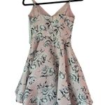 B Darlin NWT B. Darlin Pink Floral Fit & Flare Puff Skirt 50s Housewife Dress Size 4 Photo 1