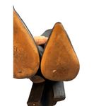 Bota Salto Alto Women's Black Leather Pointed Toe Ankle Boots 3" Heel Size 8.5 Photo 14