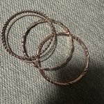 Set of 4 piece rose gold bangles Photo 3