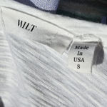 Wilt Long Sleeve Shrunken Boyfriend Top, White S Photo 10