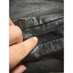 The Sak  Black Leather Crossbody Purse Hobo Western Adjustable Strap Biker Zipper Photo 8