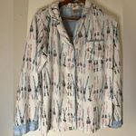 Munki Munki  novelty ski print flannel pajamas, size Medium Photo 0