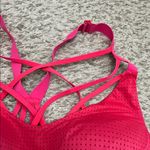 Victoria's Secret Victoria Sport Hot Pink Strappy Mesh Padded Sports Bra - Size 34C Photo 4