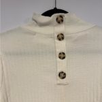 Bohme Cream  Ribbed Turtleneck Sweater Photo 4