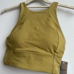 Lululemon NWT  Free to Be Serene Long Line Max Support Gold Size 2 Size XS Strapp Photo 1