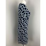 Michael Kors Michael Geometric Chain Link Print Sheath Dress Stretch Small Photo 1
