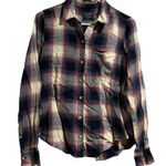 Abercrombie & Fitch Abercrombie plaid shirt button down viscose cotton blend small fall vibes preppy Photo 0