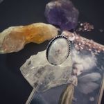 Handmade Sterling Silver Moonstone Boho Ring Size 6 Photo 1