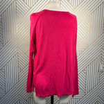 SoulCycle  Skull Logo Hot Pink Long‎ Sleeve T-Shirt Photo 6