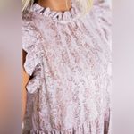 Karlie NWT  python ruffle hi lo dress blush size L Photo 2