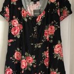 Forever 21 Floral Romper Short Sleeve Size 2X Photo 0
