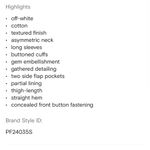 Self Portrait Self-Portrait White Cotton Embellished Mini Dress Photo 5