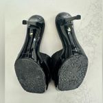 Vintage Couture Donald J Pliner Stiletto HEELS WITH BUCKLE size 9.5 Black Photo 3