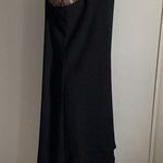 BCBGMAXAZRIA New Astrella Little Black Lace Neckline Crepe Slip Dress Photo 5