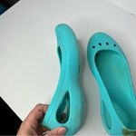 Crocs  Blue turquoise slip on shoes 10 Photo 7