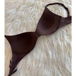 SKIMS Wireless Push Up Plunge Bra Cocoa Size 34DD Photo 6