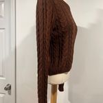American Eagle Outfitters Preppy Cable Knit Sweater Size Medium Photo 2