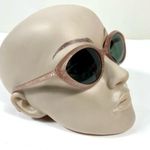 CELINE Triomphe Thin Acetate Cat Eye Sunglasses Pink Glitter Green NEW CL40264U Photo 5