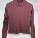 The North Face  Women's Long Sleeve Mock Neck Chabot Size Large Mauve Color Photo 0