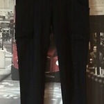 Theory 𝅺euc  cargo pocket skinny pants sz 4 black Photo 0