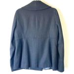 Michael Kors Black Wool Blend Peacoat Size Medium Photo 2