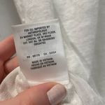 Anthropologie Deletta White Floral Embroidered Short Sleeve Blouse Photo 4