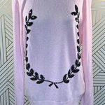 Wildfox  Laurel Wreath Sequin Sweater‎ in Pink Photo 0