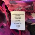 Kasper Semi Sheer Magenta Abstract Floral Watercolor Sleeveless Blouse Petite SM Pink Size undefined Photo 9