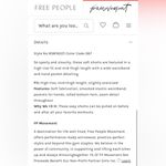 NWOT Free People Movement All Star Printed shorts sz S Orange Photo 4