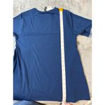 Universal Standard NWT  Size 4XS (00-0) Loose Top Royal Blue Pansy‎ Crew Neck Photo 7